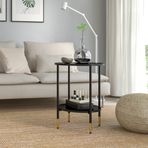 IKEA ASPERÖD yan sehpa siyah - 10462180