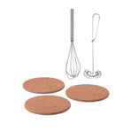 IKEA Avantaj Paket Mantar Nihale 3lü Nihale Ve Idealısk 2 Parça Paslanmaz Çelik Çırpıcı
