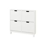 IKEA Ayakkabı Dolabı, Stall Beyaz Renk Meridyendukkan 96X17X90 Cm, 4 Bölmeli Ayakkabılık