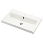 IKEA BACKSJÖN lavabo beyaz - 80545120