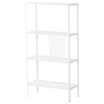 IKEA BAGGEBO açık raf ünitesi, beyaz, 60x25x116 cm