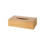 IKEA Bambu Kağıt Mendil Kutusu 26x14 cm MeridyenKutusu Banyo Aksesuarları Düzenleyici Kare Mendil Kutusu