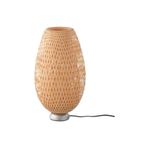IKEA Bambu Natural Abajur 40 Cm Bambu Örgü Oval Abajur