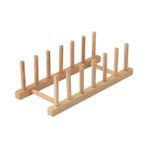 IKEA Bambu Tabaklık Organizer Pratik Mutfak Gereçleri Dolap Içi Düzenleyici - 27.5 cmX12 cmX8.5 cm - Kahverengi
