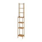 IKEA Bambu Ünitesi 33x163 cm Kare Model Doğal Banyo Düzenleyici Banyo Raf