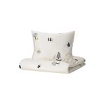 IKEA BARNDRÖM beyaz-desenli 150x200/50x60 cm çocuk nevresim takımı 805.043.94