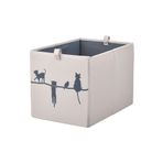 IKEA BARNDRÖM Çocuk Odası İçin Desenli Kutu, Bej, 26x37x26 cm