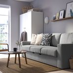 IKEA BARSLÖV 3'lü yataklı kanepe tibbleby bej-gri - 80541589