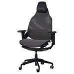 IKEA BASTBOLL oyuncu sandalyesi siyah - 10586251