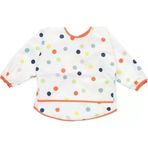 IKEA Bebek Mama Önlüğü, Çok Renkli Meridyendukkan 37X34 cm Cırt-Cırtlı Bant ,elastik Uzun Kollar Ön