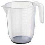 Ikea Behova 1 Litre Şeffaf Ölçü Beher Ölçek Kabı 14Cm