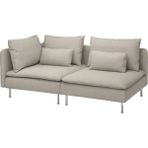 IKEA Bej Lüks Kanepe - 3'lü Kanepe