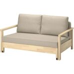 IKEA Bej Modern Kanepe - 2'li Yataklı Kanepe