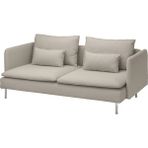 IKEA Bej Modern Kanepe - 3'lü Kanepe