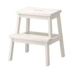 IKEA Bekvam Beyaz 43x50 cm Basamaklı Tabure