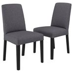 IKEA BERGMUND yemek sandalyesi seti siyah-gunnared orta gri - 79481586