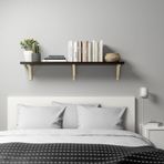 IKEA BERGSHULT duvar rafı venge-titrek kavak - 99326014