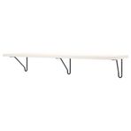 IKEA BERGSHULT/FÖRLAGGARE duvar rafı siyah-beyaz - 39572791