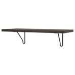 IKEA BERGSHULT/FÖRLAGGARE duvar rafı venge-siyah - 39562749
