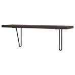 IKEA BERGSHULT/FÖRLAGGARE duvar rafı venge-siyah - 79562752