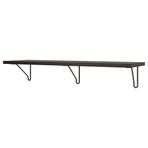 IKEA BERGSHULT/FÖRLAGGARE duvar rafı venge-siyah - 99562751