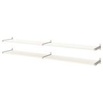 IKEA BERGSHULT/GRANHULT duvar rafı kombinasyonu beyaz-nikelaj kaplama - 59291097