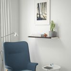 IKEA BERGSHULT/GRANHULT duvar rafı venge-nikelaj kaplama - 79290803