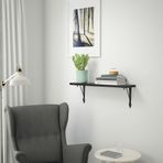 IKEA BERGSHULT/KROKSHULT duvar rafı venge-antrasit - 19326065