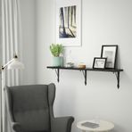 IKEA BERGSHULT/KROKSHULT duvar rafı venge-antrasit - 59326049