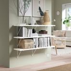IKEA BERGSHULT/PERSHULT duvar rafı kombinasyonu beyaz-beyaz - 59291158