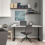 IKEA BERGSHULT/PERSHULT duvar rafı kombinasyonu venge-beyaz - 99291180