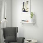 IKEA BERGSHULT/RAMSHULT duvar rafı beyaz - 79290596