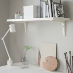 IKEA BERGSHULT/TOMTHULT duvar rafı beyaz - 19418324