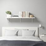 IKEA BERGSHULT/TOMTHULT duvar rafı beyaz - 39418318