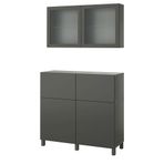 IKEA Besta 09555825 Koyu Gri Dolap