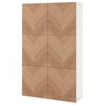 IKEA Besta 19421661 Beyaz Meşe Dolap