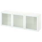 IKEA Besta 39488820 Beyaz-Buzlu Cam Dolap