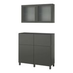 IKEA Besta 49518888 Koyu Gri Dolap