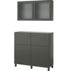 IKEA Besta 79508128 Koyu Gri Dolap