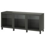 IKEA Besta 89508076 Koyu Gri Dolap
