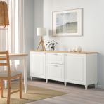IKEA BESTA dolap kombinasyonu beyaz - 39412793