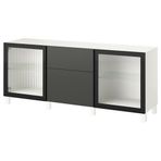 IKEA BESTA dolap kombinasyonu beyaz-antrasit - 39575501