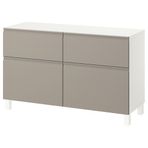 IKEA BESTA dolap kombinasyonu beyaz-bej - 49569335