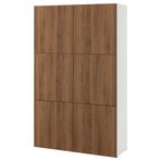 IKEA BESTA dolap kombinasyonu beyaz-ceviz görünüm - 49612230