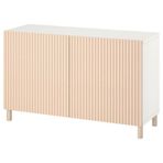 IKEA BESTA dolap kombinasyonu beyaz-huş kaplama - 69421442