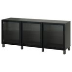 IKEA BESTA dolap kombinasyonu koyu gri - 09535941