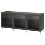 IKEA BESTA dolap kombinasyonu koyu gri - 69508077