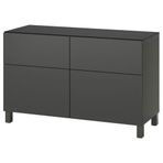 IKEA BESTA dolap kombinasyonu koyu gri - 99518881