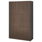 IKEA BESTA dolap kombinasyonu venge-kahverengi meşe kaplama - 09421671