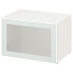IKEA BESTA dolap ünitesi beyaz-buzlu cam - 29489113